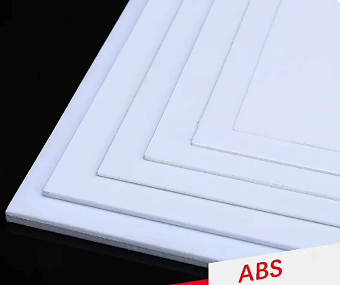 White ABS Plastic Board Thickness 1mm/2mm/3mm/4mm Model Sheet Material for DIY Model Part Accessories