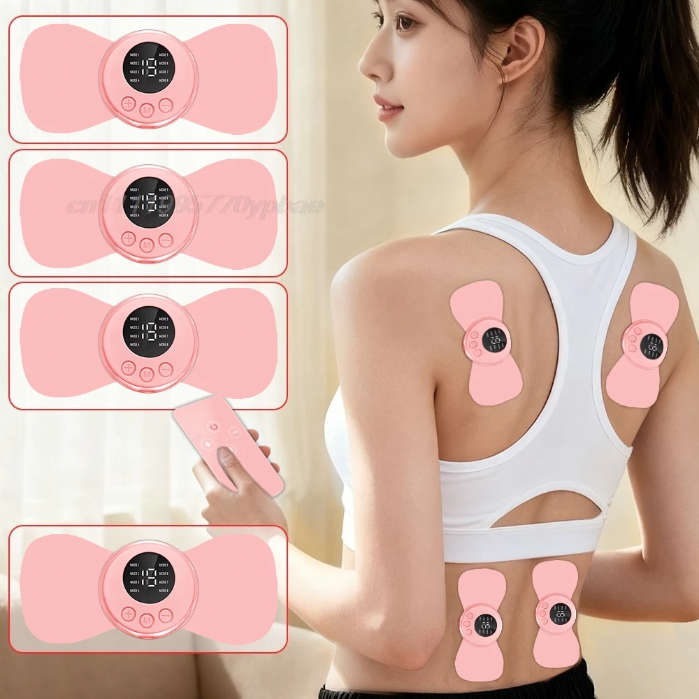 EMS Muscle Stimulator Electroestimulador Mini Pulse Smart 8 Modes TENS Home Office Daily Neck Relax Tool EMS Muscle Stimulator