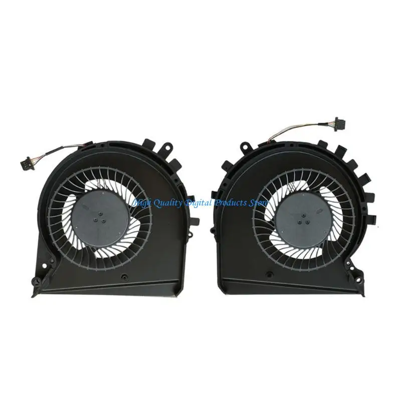 Ventilador resfriamento do laptop U2JE para Pavilion Gaming 15-DK 15-DK0068WM GPU CPU Radiator