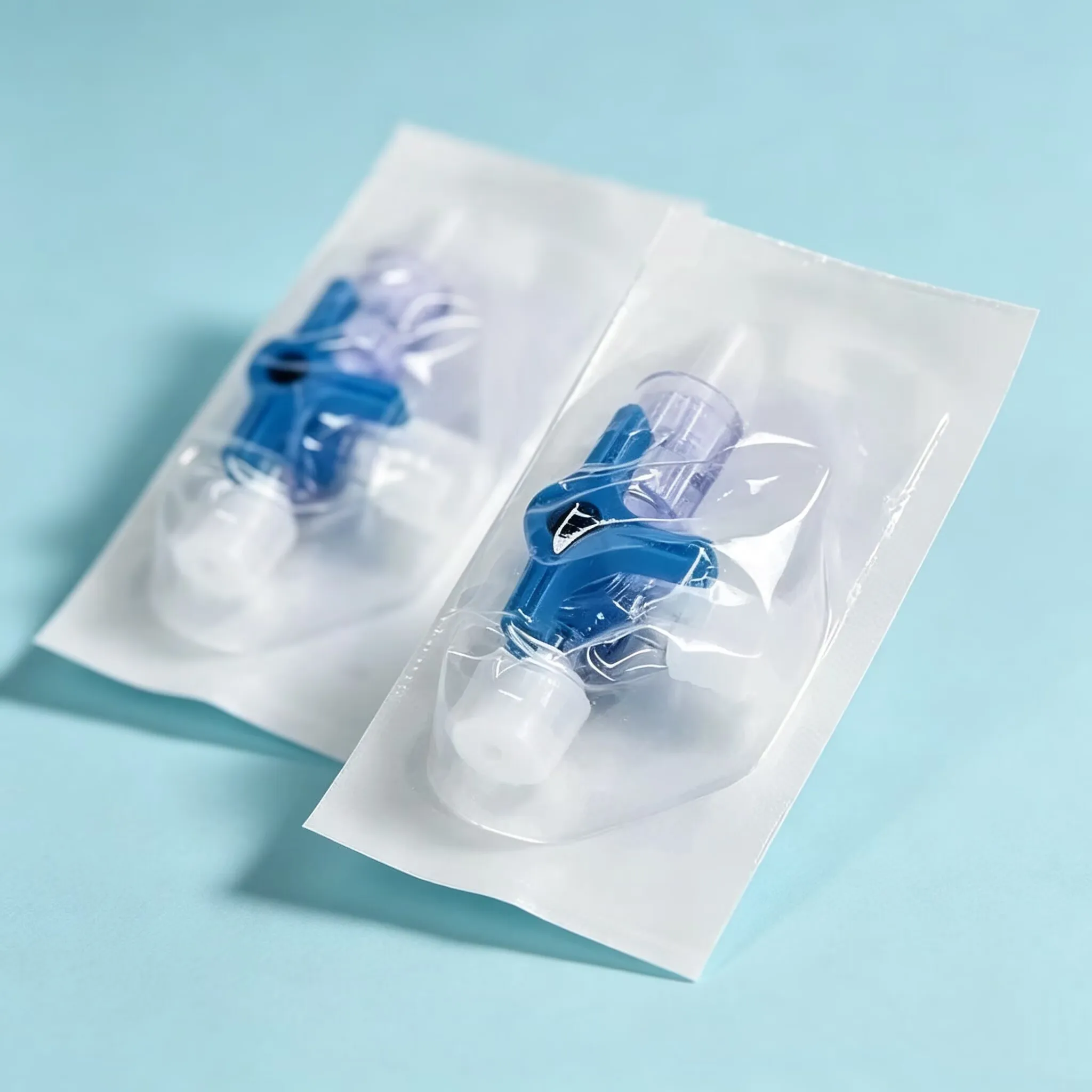 Disposable three-way valve plug for pet animals, infusion and medication mixing, extended three-way valve, English packaging