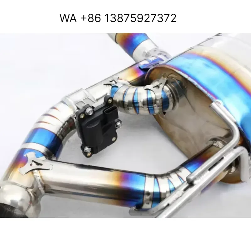 Wmwmnu for GLE43 Titanium Valvetronic Mid Back Exhaust Direct Fit High Performance