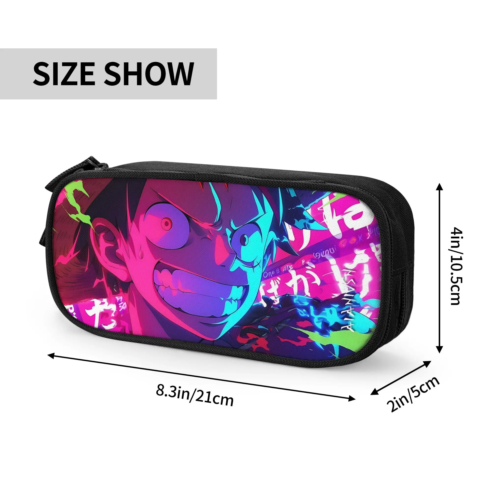 Custom Anime One piece Theme Large Capacity Bags for Child  Handheld Study Bag for Boys Gilrs Kids