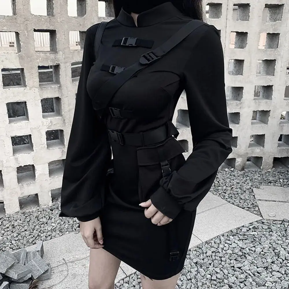 

Розотические женские ор-бинты Goth Dr с низкой талией и длинным поясом, готические панк-брюки из бамбукового волокна, уникальный женский наряд