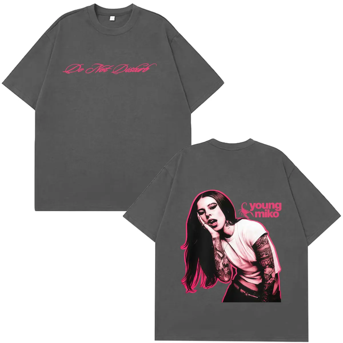 Young Miko Do Not Disturb Tour 2026 Print Tshirt Men Women Fashion T-shirts Short Sleeve Loose Casual Oversized Cotton T-shirts