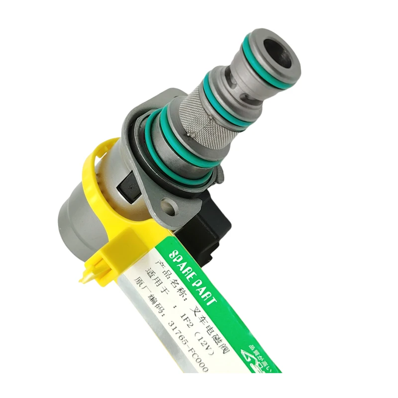 Hydraulic Solenoid Valve 12V 24V 31765-FC000 31765FC000 Is Suitable for    1F2 1F20-30 Forklift