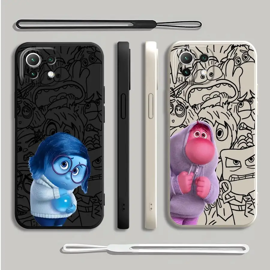 حافظة هاتف لهاتف Xiaomi Mi 13 11 12 Lite 10T 11T 12T Pro غطاء ناعم من Disney Inside Out