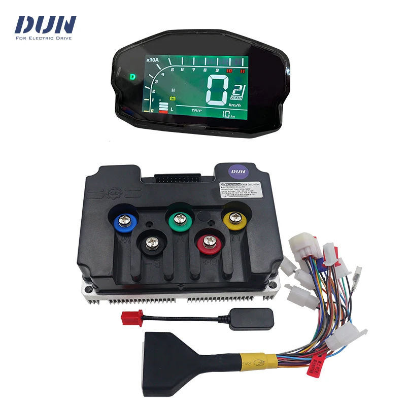 

FarDriver ND721000 V2 500A Peak 1000A Hall Sensor Controller Motherboard with DKD Display for 6000-8000W Motor