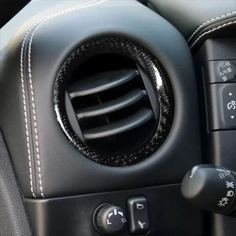 

STLFSuitable for NISSANs GTR35 Carbon Fiber Interior Modification Front Side air Conditioning Outlet Outlet Vent Trim Frame
