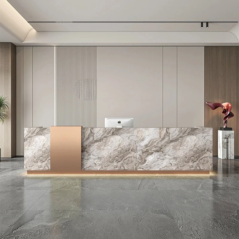 

Desks Modern Boutique Clinic Beauty Salon Reception Desks Luxury Long