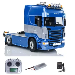 4X4 RTR LESU RC Tractor Truck 1/14 Scale Radio Control Car Vehicle Customized Model with Sound Light Smoke Unit RC Toy THZH1951