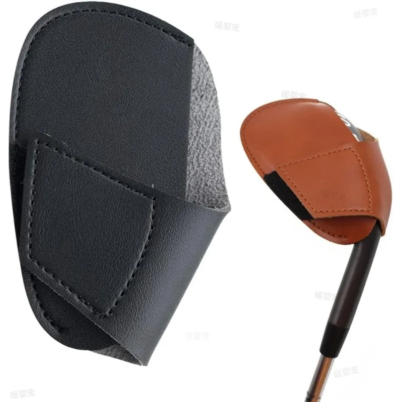 PU Golf Club Iron Head Sleeve Universal Golf Head Cover Golf Putter Protector Wedges Covers Easy To Use Golf Sport Accessories