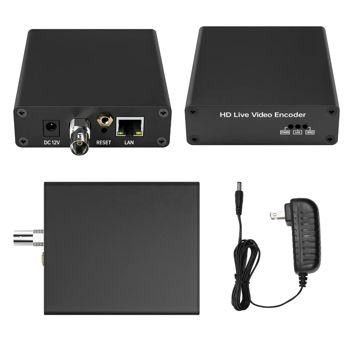 2025 3516a H.265 H.264 3G-SDI Video Capture Box Encoder Obs Vmix SRT UDP RTMP RTSP Live Streaming 1080p