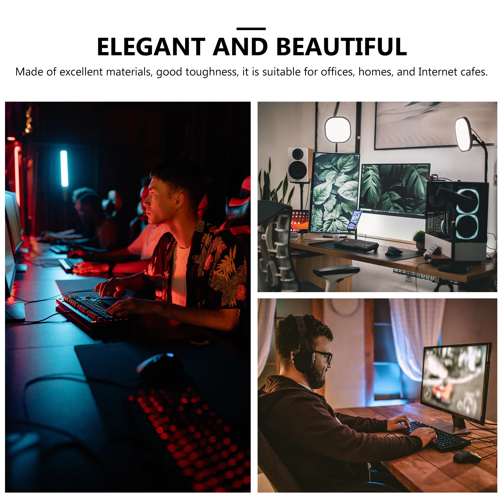 

Aluminum Alloy Headset Support Sturdy Gaming Headphone Holder Desktop Organizer Rack for Home Office Use Headset Holder