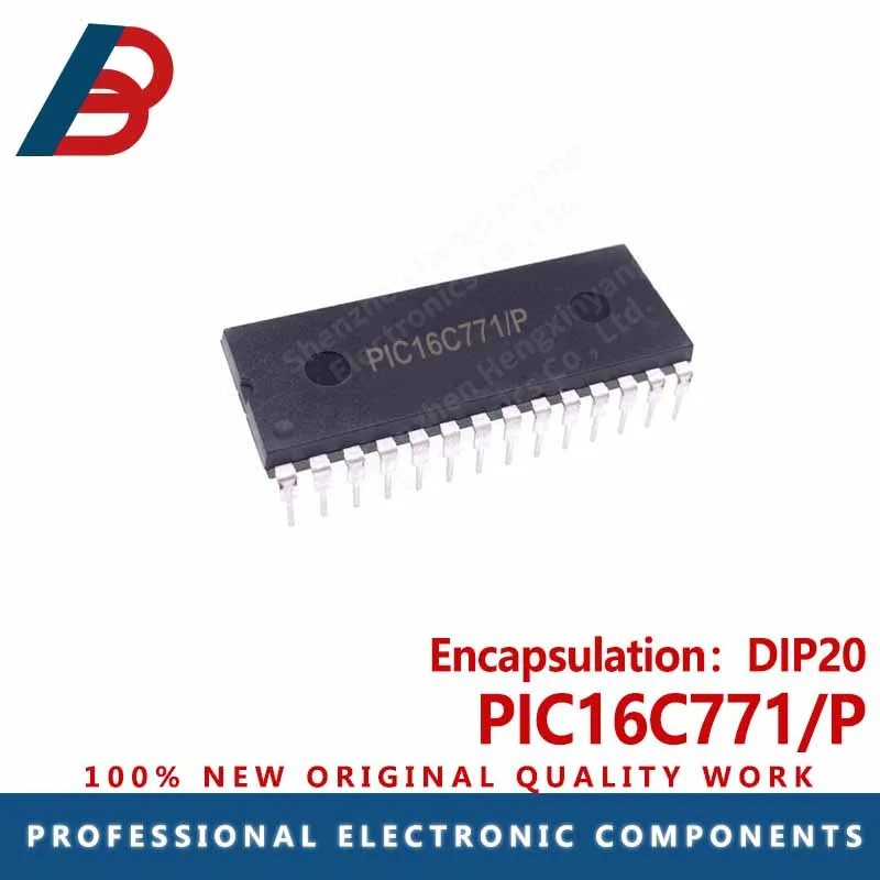 Microcontrolador da microplaqueta MCU, pacote DIP20 PIC16C771 P, 1PC