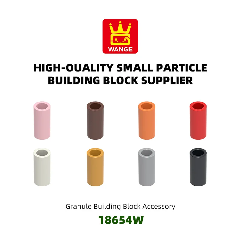 WANGE 895 Pz/lotto 18654W 10.25mm anello di collegamento bifacciale parti Allentate Compatibile con Blocchi di Costruzione Giocattolo FAI DA TE di Montaggio