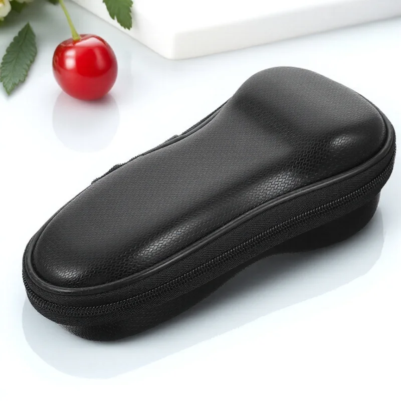 1Pcs Electric Shaver Protective Case Portable Shockproof Waterproof Black Beard Clipper Storage Box Carrying Bag Lightweight