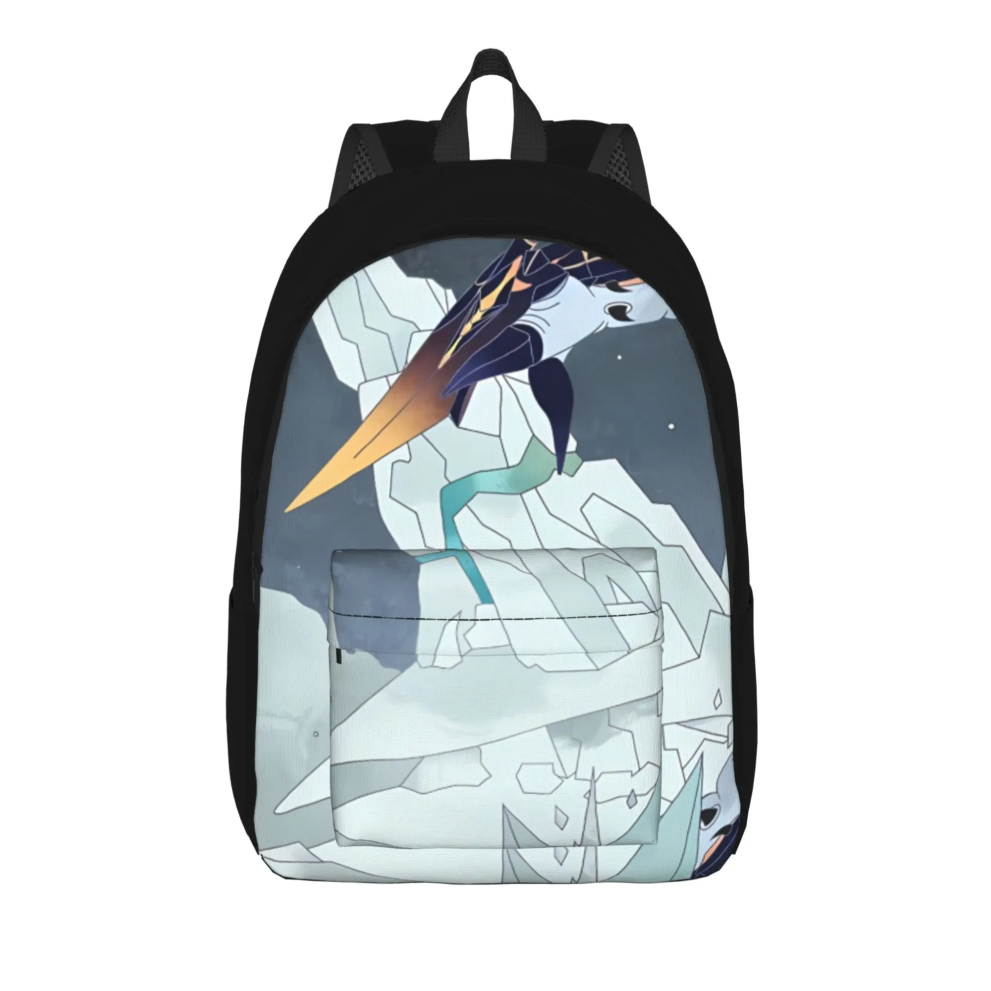 Back to School Season Vintage Ice Worm Leviathan Bookbag Subnautica For Men Women Storage Bag Backpack