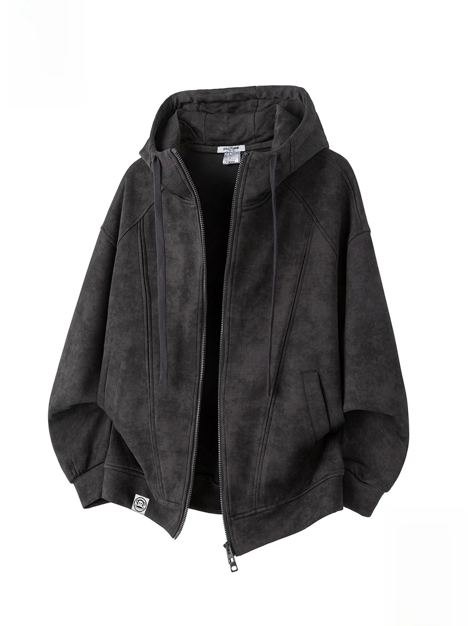 

PaulFrank Spring New Loose Men's Hoodie Long Sve Sweatirt Casual Large Mouth Monkey Trendy Brand Cotton Polyester Blend ...