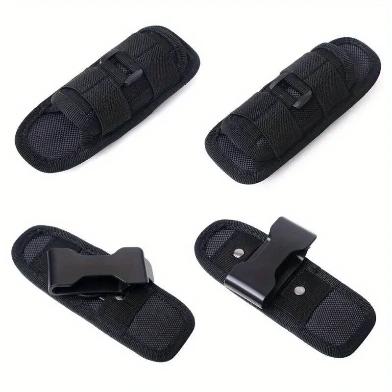 

Tactical Hunting Molle Nylon Flashlight Pouch 360 Degrees Rotatable Outdoor Flashlight Cover Holster Torch Case Portable Torch
