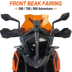 2021 Accessories Motor Front Wheel Fender Beak Nose Cone Guard Extension Cover Cowl Fairing For 790 390 Adventure ADV 2019 2020