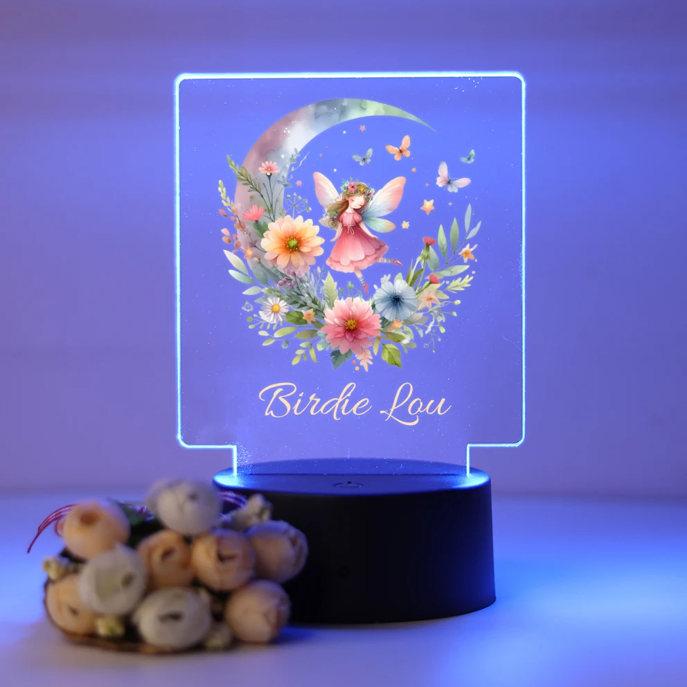 Personalized Custom  Girls Funny  Children'S Lamp Usb Atmosphere Desk Lamp Bedroom Manga Anime Figure Night Lights Children Gift