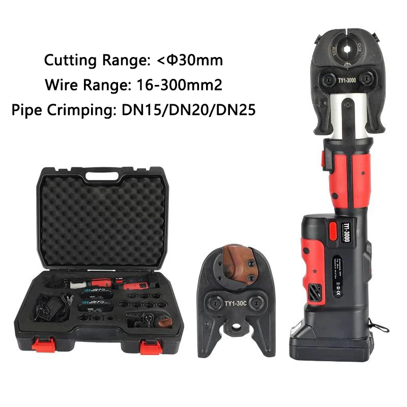

Small Multifunctional Portable Hydraulic Pliers LS-300c,Stainless Steel Pipe Crimping,Wire Cutting Pliers,Cable Crimping Pliers