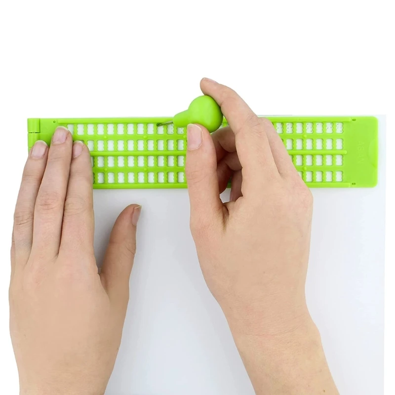 16FB Braille Fingerboards Writing Set Braille Learning Tool Acessório