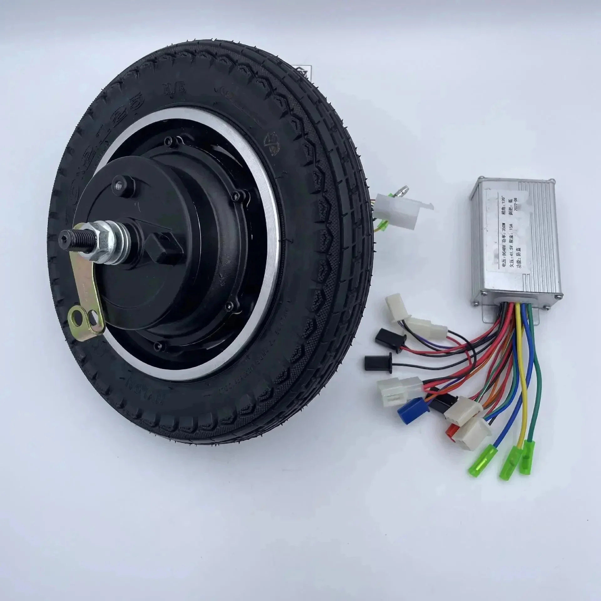 Scooter Electric Wheel Hub Motor 36V 48V 350W Brushless Controller 10X2.125 Electric Scooter Accessory Set