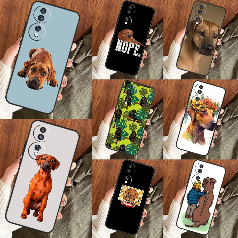 Rhodesian Ridgeback Dog Case For Huawei Honor X8 X9a 50 70 Magic5 P40 P30 P20 Lite P50 Pro Nova 5T P Smart Z Cover