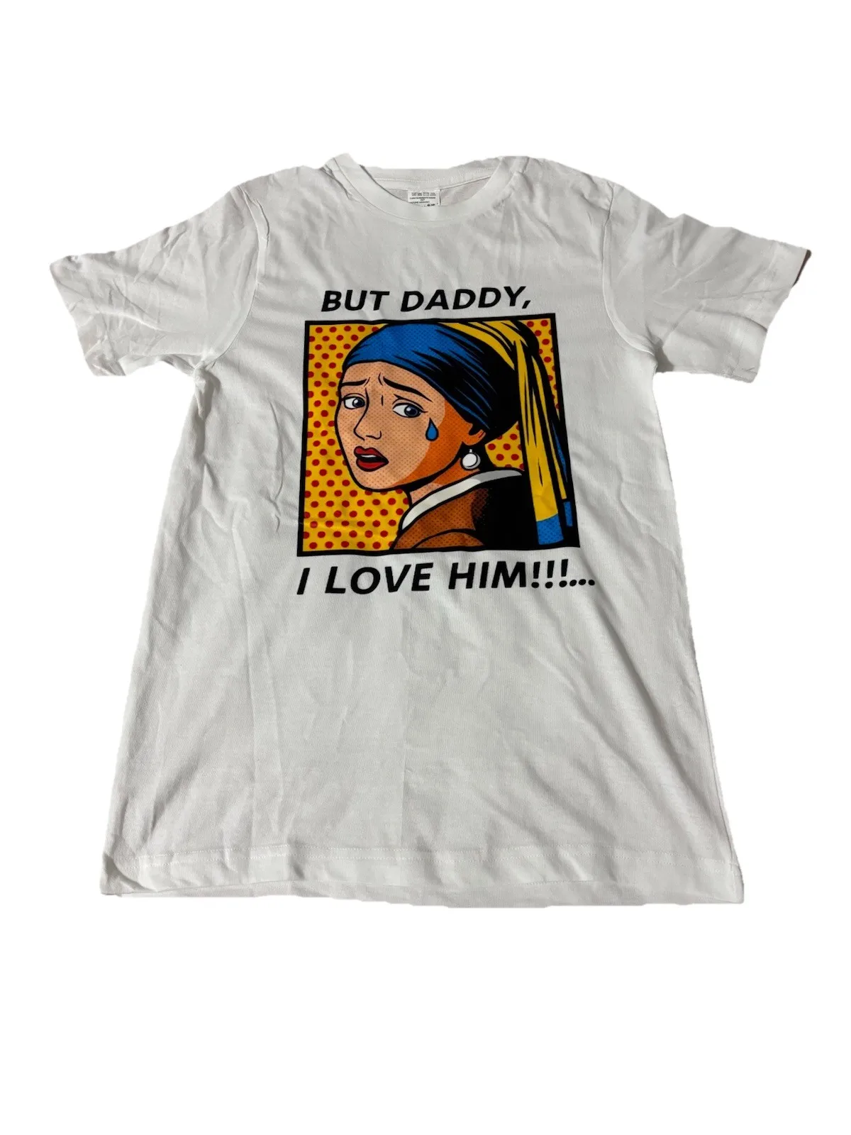 

Vermeer x Lichtenstein T Shirt Äì Girl with a Pearl Earring Pop Art Parody