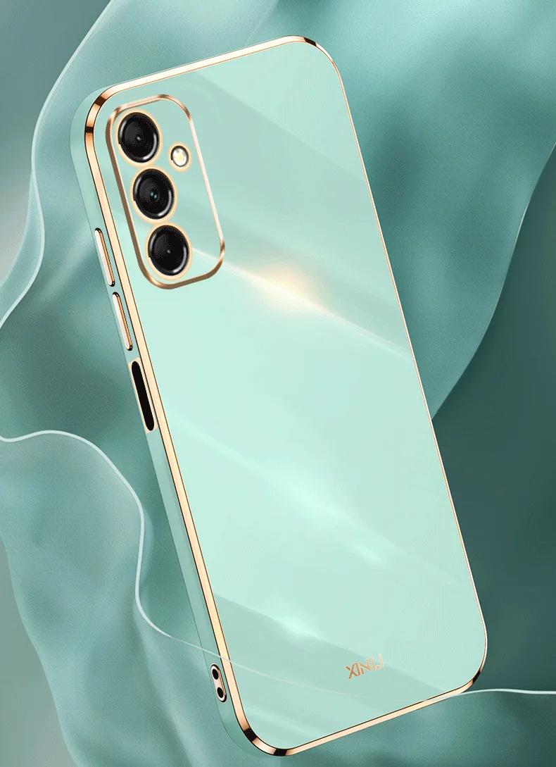 Luxuriöse 6D-Plating-Hülle für Samsung Galaxy A25 A55 A15 A35 A33 A37 A57 A56 A36 A26 A16 A54 A34 A13 A32 A17 A24 5G 4G Softcover – Detail 3