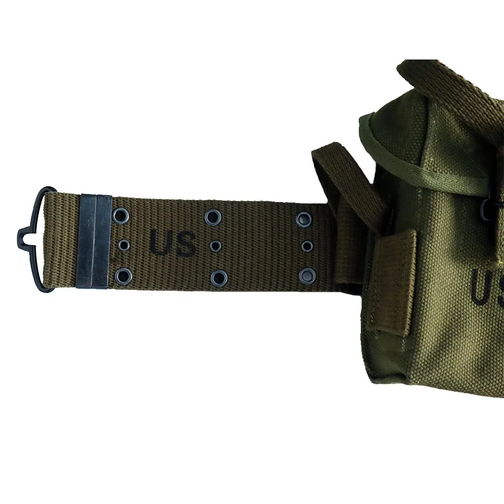 Imagem -03 - Esporte do Exército Armazenamento Mochila Strap Carry Bolsa Guerra da Coréia M1956 Equipamento de Bolsa Curta 56 Retro Ww2 us M1956