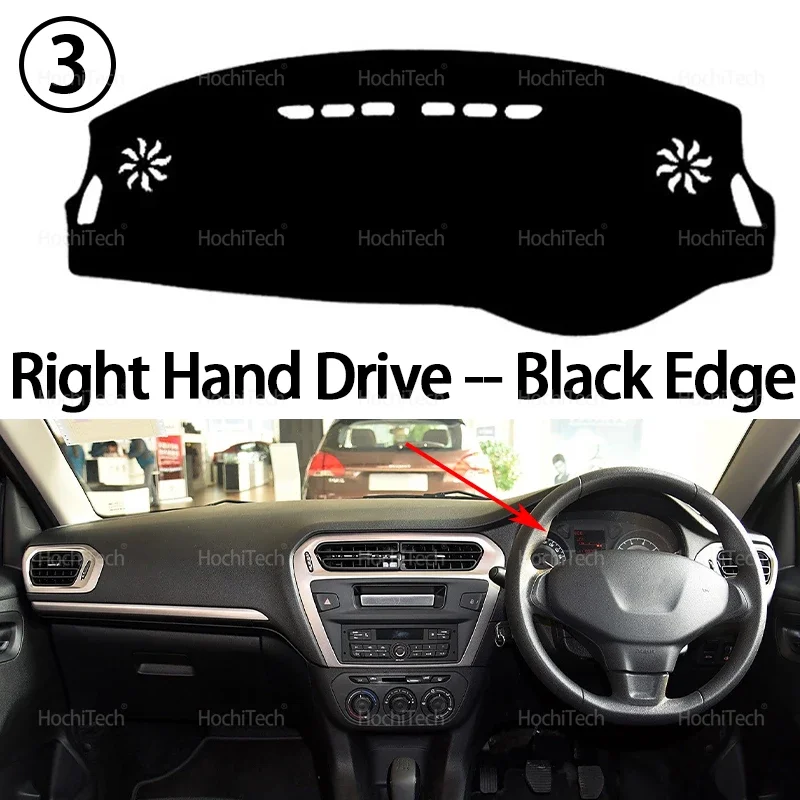 Auto-Armaturenbrett-Abdeckung, vermeiden Sie Lichtpolster, Instrumententafel-Matte, Teppiche, Armaturenbrett-Abdeckung für Peugeot 301 2012 2013 2014 2015–2019 – Detail 10