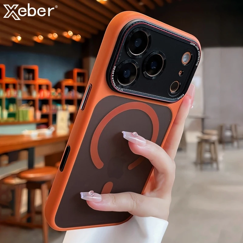 Luxury Matte Magnetic For Magsafe Phone Case For iPhone 16 1