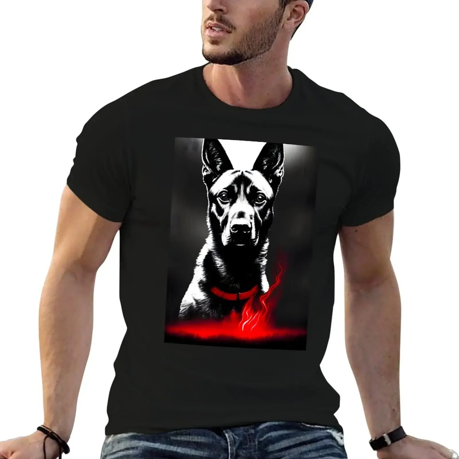 Belgian Malinois Dog Print 1 T-Shirt customs graphic tee shirt cotton graphic tees compression shirt men