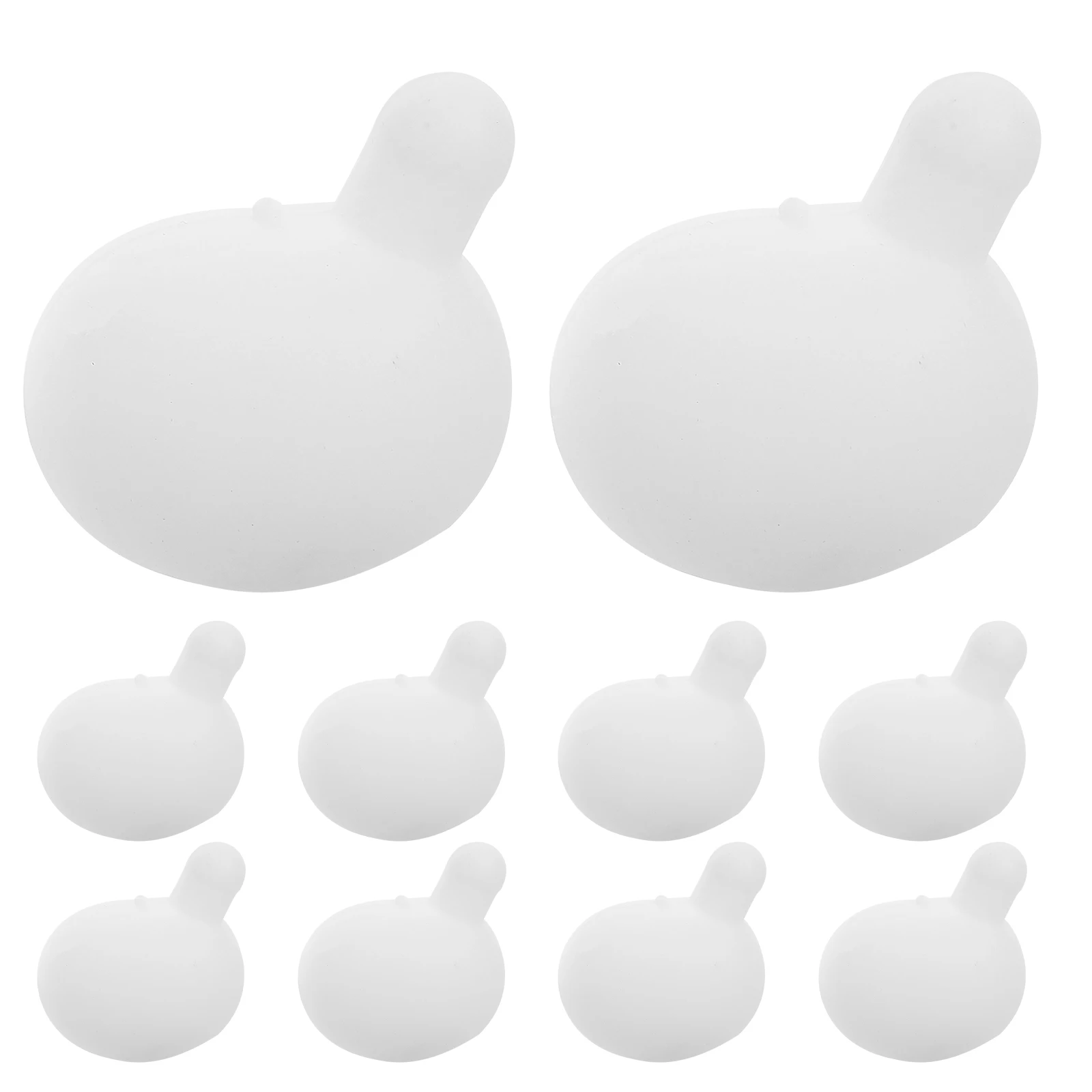 10 pçs silicone bolha inserção bola criativa diy squeeze estresse bola substituição para crochê cão filhote de cachorro atividade ao ar livre