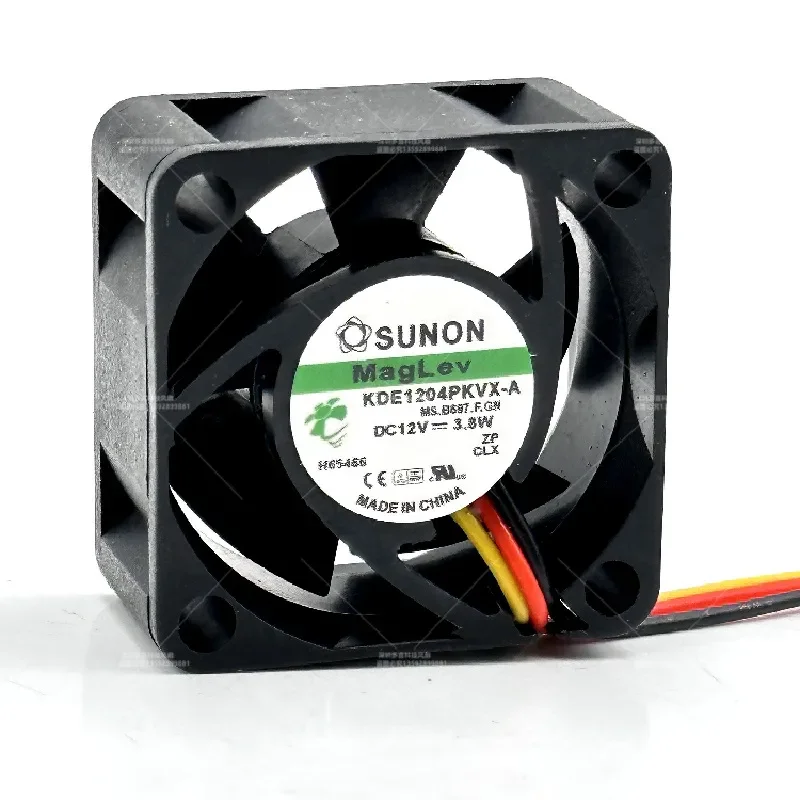for KDE1204PKVX-A 12V 3.8W Built-in Switch Cooling Fan for SUNON Cisco Power Supply - view 3
