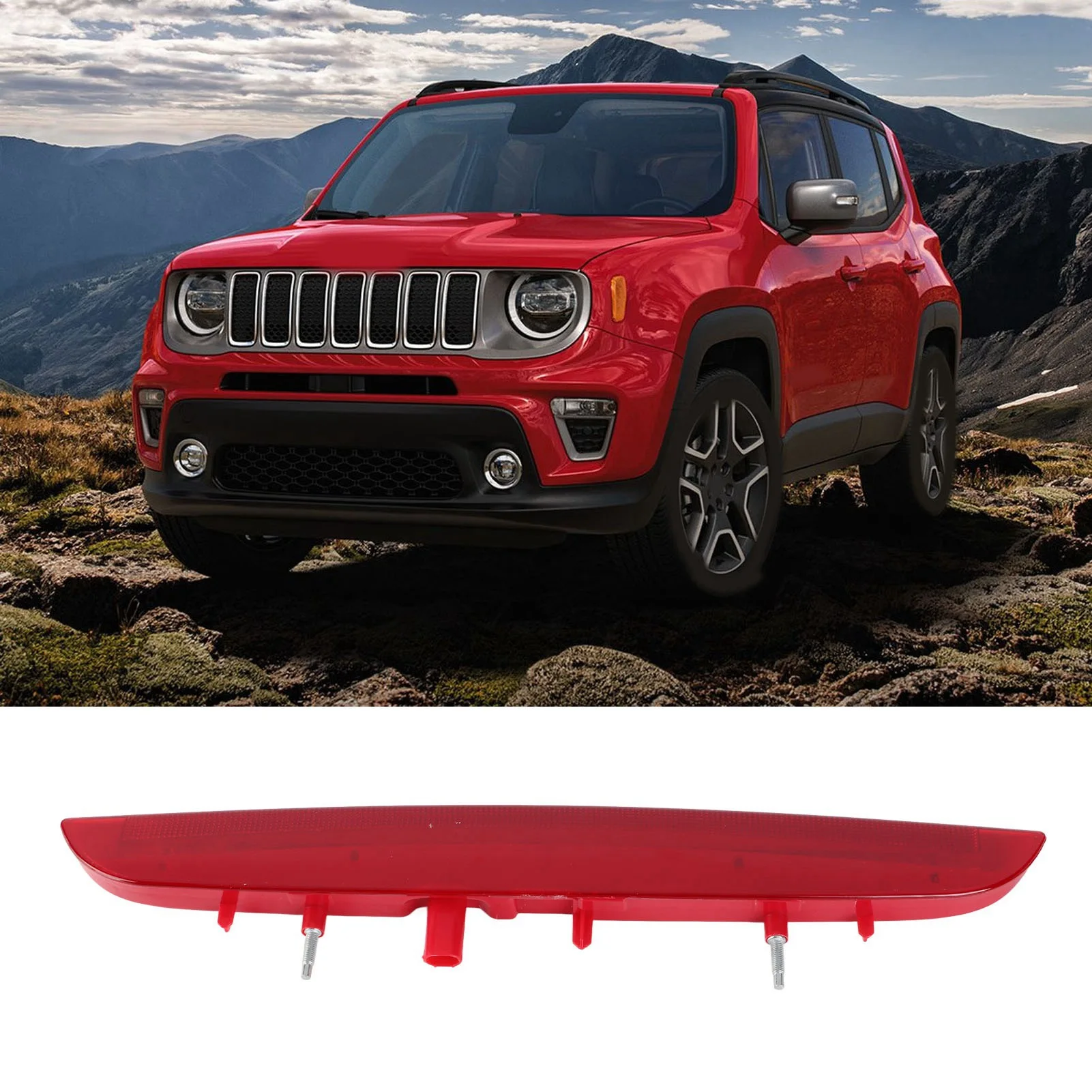 68247167AA High Mount Stop Lamp Third Brake Light 68247167AA  Bright Light High Mount Stop Lamp Replacement For RENEGADE