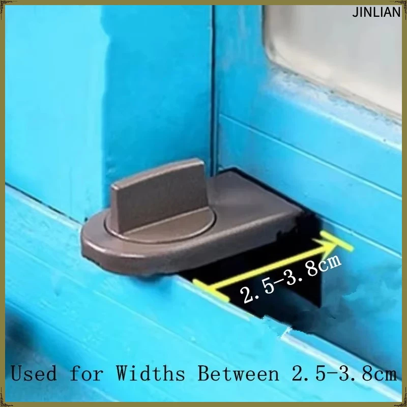 Sliding Door Window Child Safety Lock Anti-Theft Stopper Cabinet Fixing Security Limit Lock Kids Anti-Pinch Window Stopper