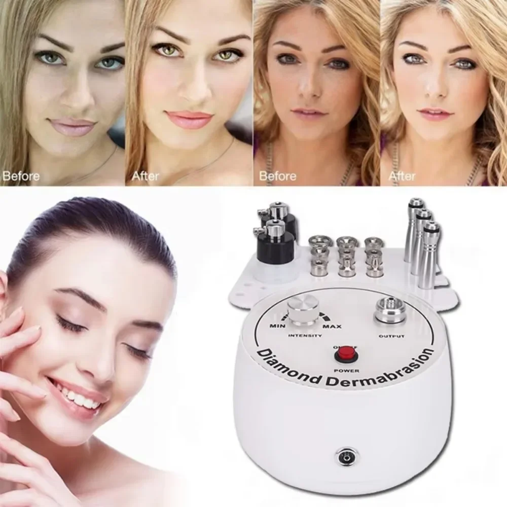 Dubniy 2025 Professional 3 In1 Diamond Microdermabrasion Machine Wrinkle Facial Water Spray Exfoliation Deep Peeling Device