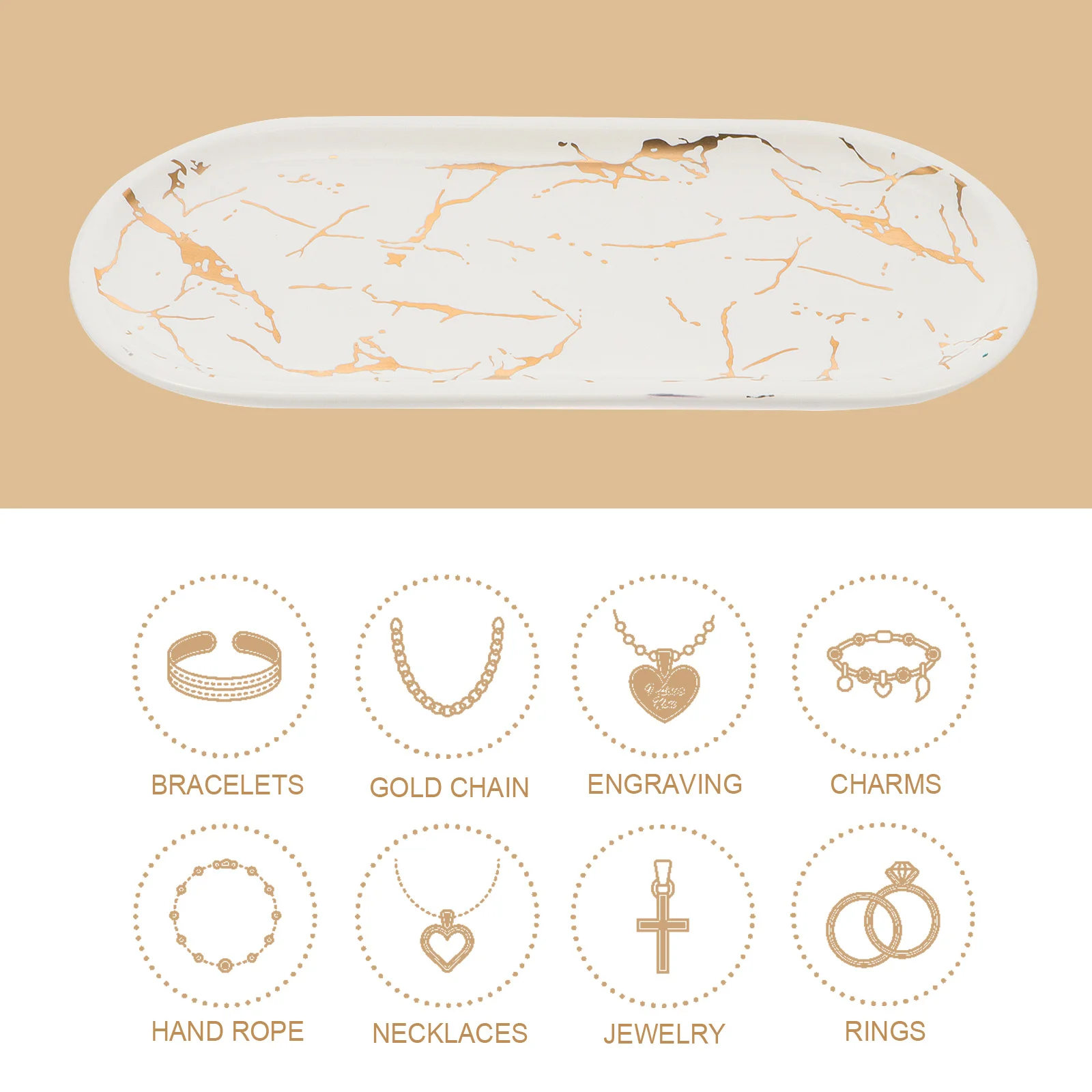 

1Pcs Food Display Plate Matte Bottom Ceramic Dish Environmental Safe for Food Use Ideal Sushi Plate Jewelry Display Tray At Home