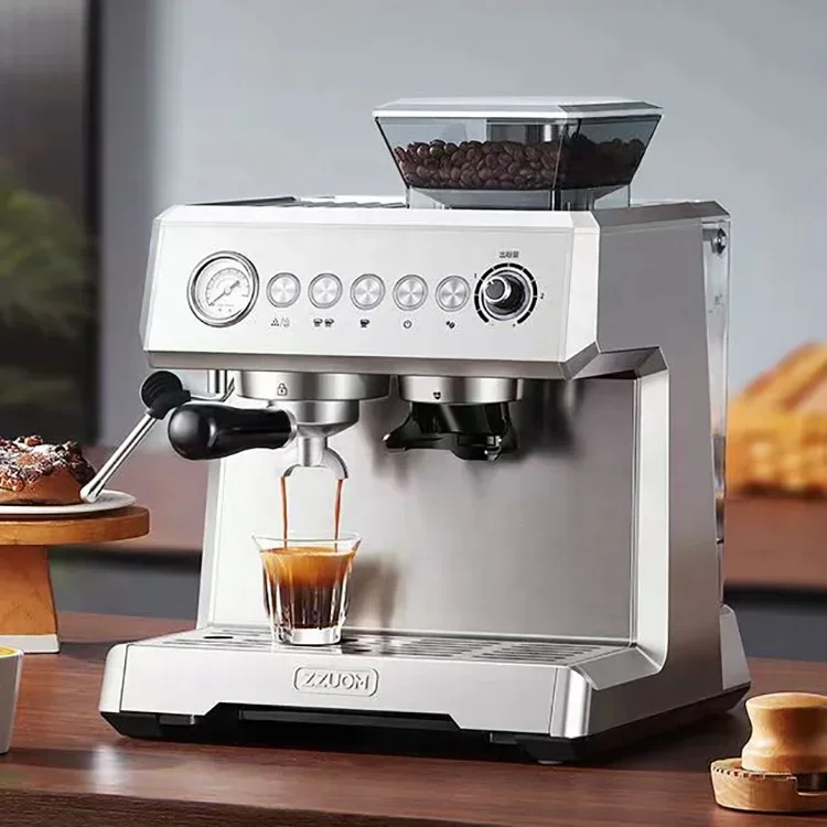 

Smart Industrial Style Italian Bean To Cup Automatic Grinder Espresso Machine Coffee Maker for Cafe HOT SALES