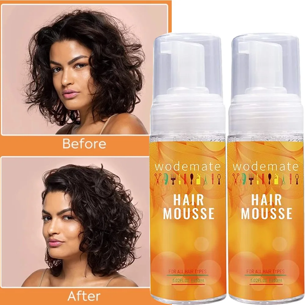 

Curly Hair Mousse Broken Hair Finishing Fixative Hair Foam Mousse Non-Greasy Moisturize Mousse Wig Accessories Private Label