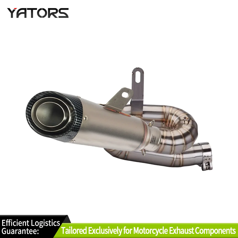 

For Triumph Street Triple RS R 765 2017-2023 Exhaust Link Pipe Slip on Muffler Exhaust Systems Exhausts Pipes