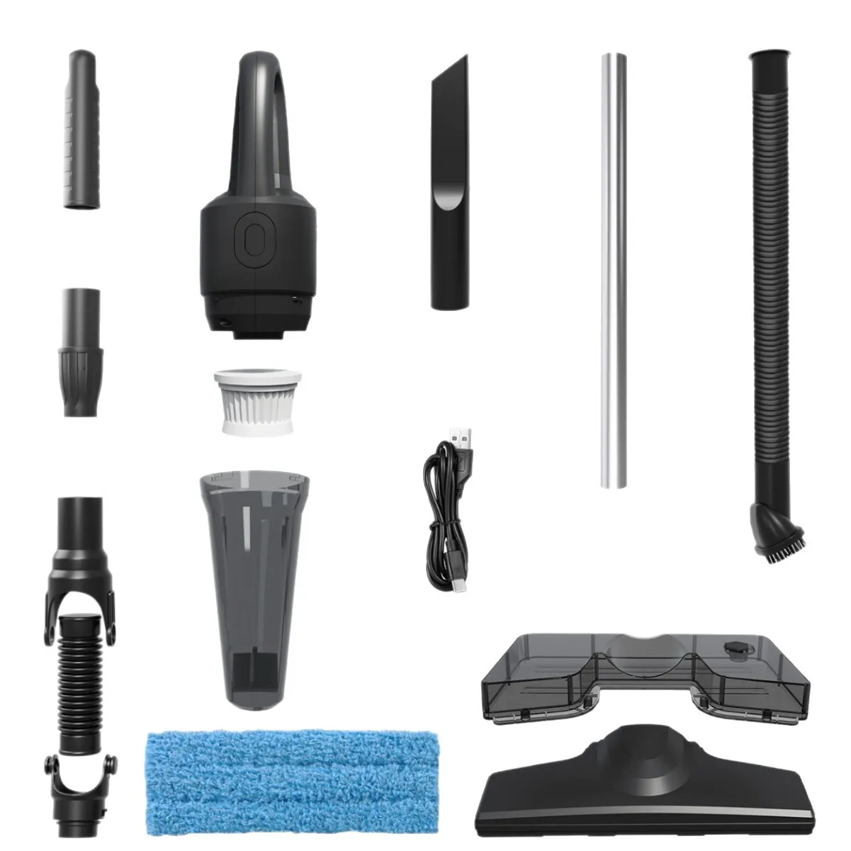 Portable wireless car vacuum cleaner for household handheld vacuum high suction two-speed switching vacuum cleaner