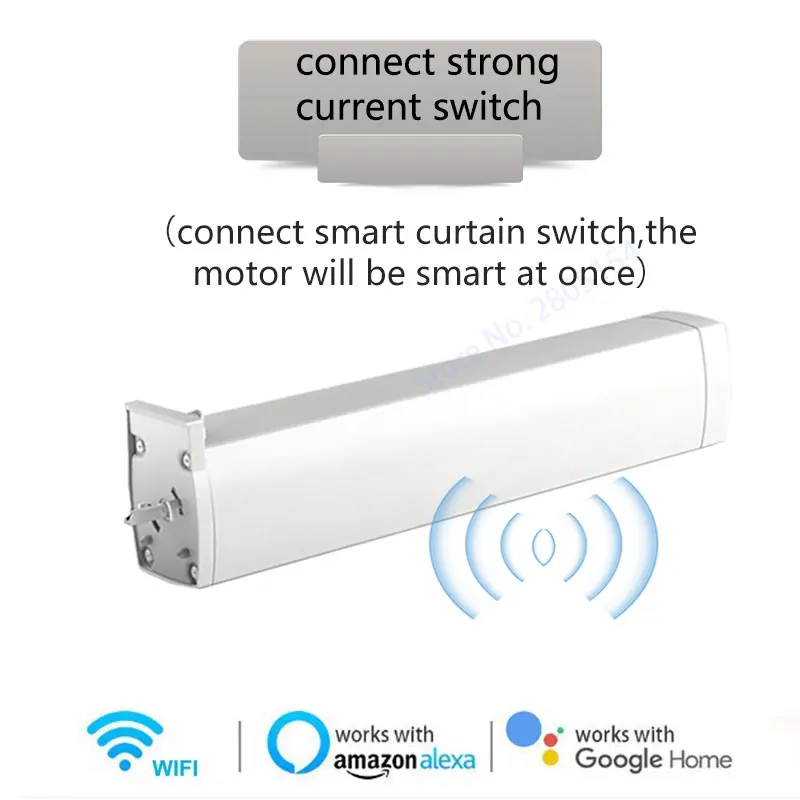 DOOYA elektrische motor DT82TV 110-240V RS485 trockenen kontaktieren Stille motorisierte vorhang motor motorisierte Elektrische Vorhang schiene