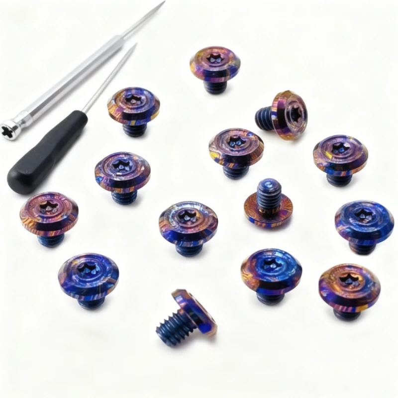 Timascus 6.4MM M4 T10 Button Head Screw For Knife Handle Spindle Making Accessories