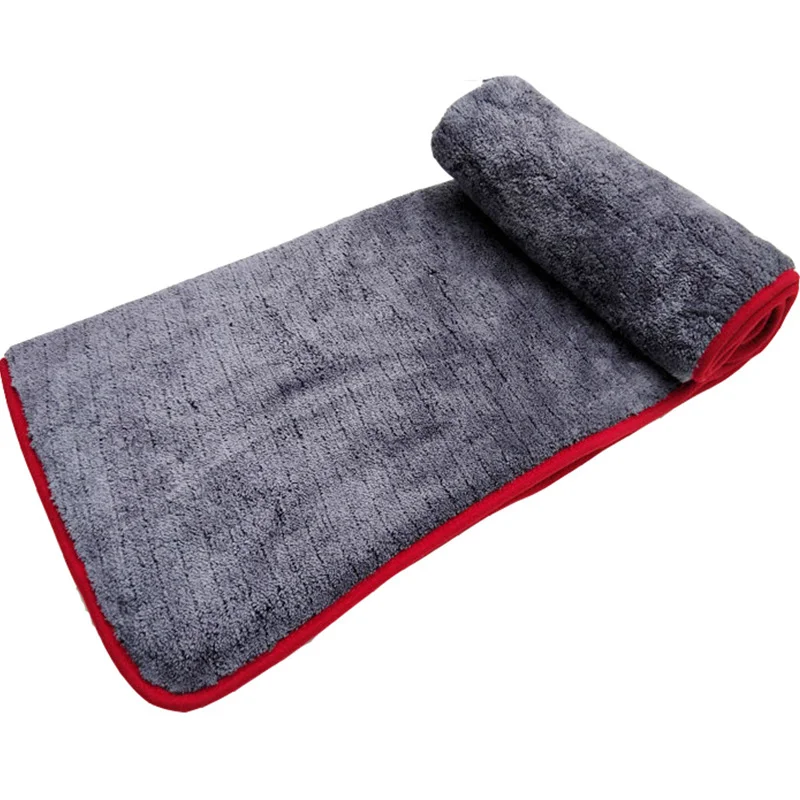 Coral wash towel thickened absorbent car wash shop tools automotive supplies microfiber wipe cloth 60*90CM