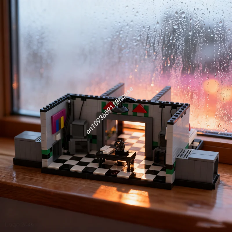 

755 шт. MOC Five Nights Freddy S 2 Офисная модель FNAF Строительные блоки Архитектура Сборка DIY Игрушки Идея Рождественский подарок на день рождения