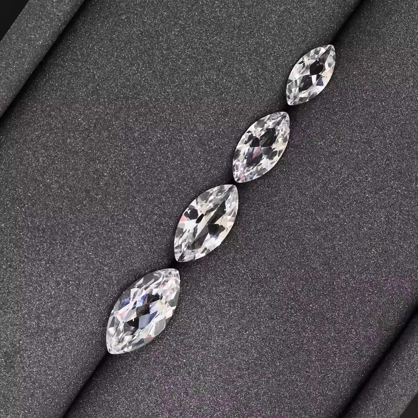 High Quality Lab-Grown Sapphire Marquise Cut Loose Gemstone Multicolor For Jewelry Necklace Ring DIY Making